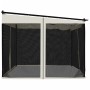 Cenador con paredes de malla acero crema 3x3 m von , Zelte und Pavillons - Ref: Foro24-4003908, Preis: 339,49 €, Rabatt: %
