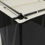 Cenador con paredes de malla acero crema 3x3 m de , Carpas y cenadores - Ref: Foro24-4003908, Precio: 346,35 €, Descuento: %