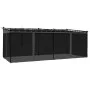 Cenador con paredes de malla acero gris antracita 6x3 m de , Carpas y cenadores - Ref: Foro24-4003915, Precio: 513,83 €, Desc...