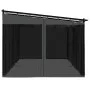 Cenador con paredes de malla acero gris antracita 6x3 m de , Carpas y cenadores - Ref: Foro24-4003915, Precio: 513,83 €, Desc...