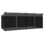 Cenador con paredes de malla acero gris antracita 6x3 m de , Carpas y cenadores - Ref: Foro24-4003915, Precio: 523,06 €, Desc...