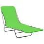 Tumbonas plegables 2 unidades acero y tela verde de vidaXL, Tumbonas - Ref: Foro24-310343, Precio: 82,17 €, Descuento: %