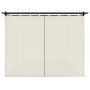 Cenador con cortinas acero color crema 6x3 m de , Carpas y cenadores - Ref: Foro24-4003920, Precio: 503,19 €, Descuento: %