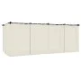 Cenador con cortinas acero color crema 6x3 m by , Tents and gazebos - Ref: Foro24-4003920, Price: 483,04 €, Discount: %