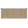 Cenador con cortinas acero taupe 6x3 m de , Carpas y cenadores - Ref: Foro24-4003922, Precio: 495,81 €, Descuento: %