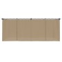 Pavillon mit taupefarbenen Vorhängen 6x3 m von , Zelte und Pavillons - Ref: Foro24-4003922, Preis: 468,90 €, Rabatt: %