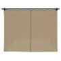 Cenador con cortinas acero taupe 6x3 m de , Carpas y cenadores - Ref: Foro24-4003922, Precio: 495,81 €, Descuento: %