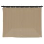 Pavillon mit taupefarbenen Vorhängen 6x3 m von , Zelte und Pavillons - Ref: Foro24-4003922, Preis: 468,90 €, Rabatt: %