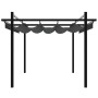 Cenador de jardín con techo retráctil aluminio antracita 3x3 m by , Tents and gazebos - Ref: Foro24-4003969, Price: 466,89 €,...