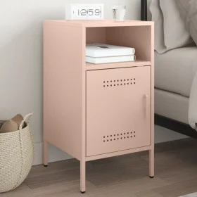Mesita de noche acero rosa 36x39x68 cm by , Nightstands - Ref: Foro24-843068, Price: 63,91 €, Discount: %