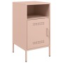 Mesita de noche acero rosa 36x39x68 cm by , Nightstands - Ref: Foro24-843068, Price: 64,66 €, Discount: %
