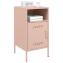 Mesita de noche acero rosa 36x39x68 cm by , Nightstands - Ref: Foro24-843068, Price: 64,66 €, Discount: %