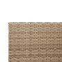 Sofá de jardín en forma de L con mesa y cojines ratán PE beige by , Garden sets - Ref: Foro24-369030, Price: 317,25 €, Discou...