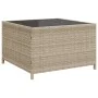 Sofá jardín forma de L con mesa y cojines ratán PE gris claro by , Garden sets - Ref: Foro24-369032, Price: 337,72 €, Discoun...
