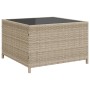 Sofá jardín forma de L con mesa y cojines ratán PE gris claro by , Garden sets - Ref: Foro24-369032, Price: 289,48 €, Discoun...