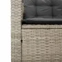 L-förmiges Gartensofa mit Tisch und Kissen aus hellem grauem PE-Rattan. von , Gartensets - Ref: Foro24-369032, Preis: 344,31 ...