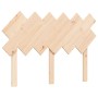 Double bed frame with solid wood headboard by vidaXL, Beds and slatted bases - Ref: Foro24-3195256, Price: 116,55 €, Discount: %