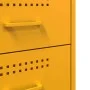 Mesitas de noche 2 uds acero amarillo mostaza 36x39x50,5 cm by , Nightstands - Ref: Foro24-842929, Price: 126,29 €, Discount: %