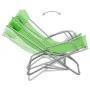 Sillas mecedoras 2 unidades acero verde de vidaXL, Tumbonas - Ref: Foro24-310339, Precio: 114,41 €, Descuento: %