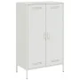 Aparador de acero blanco 68x39x113 cm by , Sideboards - Ref: Foro24-842969, Price: 145,65 €, Discount: %