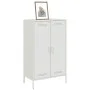 Aparador de acero blanco 68x39x113 cm by , Sideboards - Ref: Foro24-842969, Price: 145,65 €, Discount: %