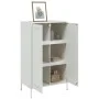Aparador de acero blanco 68x39x113 cm by , Sideboards - Ref: Foro24-842969, Price: 145,65 €, Discount: %