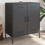 Aparador de acero negro 68x39x79 cm de , Aparadores - Ref: Foro24-842976, Precio: 120,62 €, Descuento: %