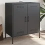 Schwarzer Stahlschrank 68x39x79 cm von , Sideboards - Ref: Foro24-842976, Preis: 100,88 €, Rabatt: %