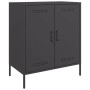 Aparador de acero negro 68x39x79 cm de , Aparadores - Ref: Foro24-842976, Precio: 120,62 €, Descuento: %