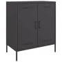 Schwarzer Stahlschrank 68x39x79 cm von , Sideboards - Ref: Foro24-842976, Preis: 100,88 €, Rabatt: %
