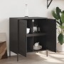 Aparador de acero negro 68x39x79 cm de , Aparadores - Ref: Foro24-842976, Precio: 120,62 €, Descuento: %
