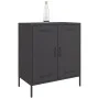 Schwarzer Stahlschrank 68x39x79 cm von , Sideboards - Ref: Foro24-842976, Preis: 100,88 €, Rabatt: %