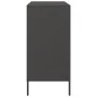 Schwarzer Stahlschrank 68x39x79 cm von , Sideboards - Ref: Foro24-842976, Preis: 100,88 €, Rabatt: %