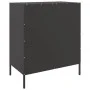 Aparador de acero negro 68x39x79 cm de , Aparadores - Ref: Foro24-842976, Precio: 100,88 €, Descuento: %