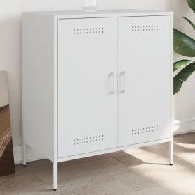 Aparador de acero blanco 68x39x79 cm by , Sideboards - Ref: Foro24-842981, Price: 107,27 €, Discount: %