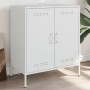 Aparador de acero blanco 68x39x79 cm de , Aparadores - Ref: Foro24-842981, Precio: 108,44 €, Descuento: %