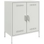 Aparador de acero blanco 68x39x79 cm de , Aparadores - Ref: Foro24-842981, Precio: 108,44 €, Descuento: %