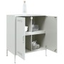 Aparador de acero blanco 68x39x79 cm de , Aparadores - Ref: Foro24-842981, Precio: 108,44 €, Descuento: %