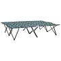 Folding sunbed for 2 people, steel with leaf print. by vidaXL, Loungers - Ref: Foro24-310354, Price: 119,66 €, Discount: %