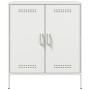 Aparador de acero blanco 68x39x79 cm de , Aparadores - Ref: Foro24-842981, Precio: 108,44 €, Descuento: %