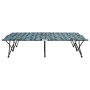 Klappbare Sonnenliege für 2 Personen Stahl mit Blattdruck von vidaXL, Liegen - Ref: Foro24-310354, Preis: 114,30 €, Rabatt: %