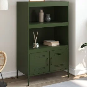 Olivgrüner Stahlschrank 68x39x113 cm von , Sideboards - Ref: Foro24-842974, Preis: 126,86 €, Rabatt: %
