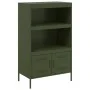 Aparador de acero verde oliva 68x39x113 cm de , Aparadores - Ref: Foro24-842974, Precio: 126,81 €, Descuento: %