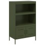 Olivgrüner Stahlschrank 68x39x113 cm von , Sideboards - Ref: Foro24-842974, Preis: 128,31 €, Rabatt: %