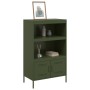 Olivgrüner Stahlschrank 68x39x113 cm von , Sideboards - Ref: Foro24-842974, Preis: 128,31 €, Rabatt: %