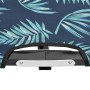 Tumbona plegable para 2 personas acero con estampado de hojas de vidaXL, Tumbonas - Ref: Foro24-310354, Precio: 109,20 €, Des...