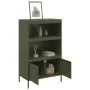 Aparador de acero verde oliva 68x39x113 cm de , Aparadores - Ref: Foro24-842974, Precio: 126,81 €, Descuento: %