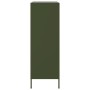 Olivgrüner Stahlschrank 68x39x113 cm von , Sideboards - Ref: Foro24-842974, Preis: 128,31 €, Rabatt: %