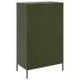 Olivgrüner Stahlschrank 68x39x113 cm von , Sideboards - Ref: Foro24-842974, Preis: 128,31 €, Rabatt: %