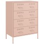 Aparador de acero rosa 68x39x89 cm by , Sideboards - Ref: Foro24-842983, Price: 156,43 €, Discount: %